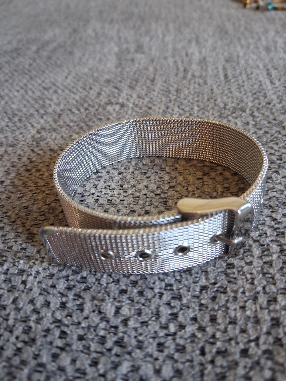 Stainless Steel Mesh Bracelet - Silver